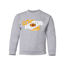 Load image into Gallery viewer, Clinton Pride Youth Gildan Sweatshirt