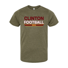 Load image into Gallery viewer, Clinton Football Youth LAT Short Sleeve Crew Neck