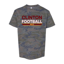 Load image into Gallery viewer, Clinton Football Youth LAT Short Sleeve Crew Neck