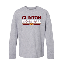 Load image into Gallery viewer, Clinton Football Youth Next Level Long Sleeve