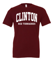 Load image into Gallery viewer, Clinton School Adult Curved Clinton Bella Canvas t-shirt