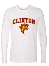Load image into Gallery viewer, Clinton School Adult Curved Clinton Tornado Gildan Long-sleeve