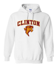 Load image into Gallery viewer, Clinton School Youth Curved Clinton Tornado Gildan hoodie