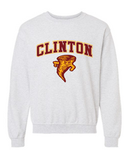 Load image into Gallery viewer, Clinton School Youth Curved Clinton Tornado Gildan Crewneck