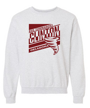 Load image into Gallery viewer, Clinton School Adult Slanted Gildan Crewneck