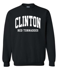 Load image into Gallery viewer, Clinton School Youth Curved Clinton Gildan Crewneck