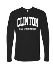 Load image into Gallery viewer, Clinton School Adult Curved Clinton Gildan Long-sleeve
