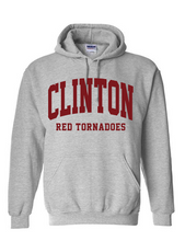 Load image into Gallery viewer, Clinton Store Youth Curved Maroon Clinton Gildan hoodie