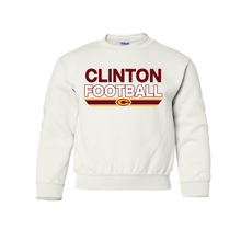 Load image into Gallery viewer, Clinton Football Youth Gildan Sweatshirt
