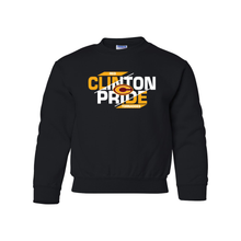 Load image into Gallery viewer, Clinton Pride Youth Gildan Sweatshirt