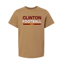 Load image into Gallery viewer, Clinton Football Youth LAT Short Sleeve Crew Neck